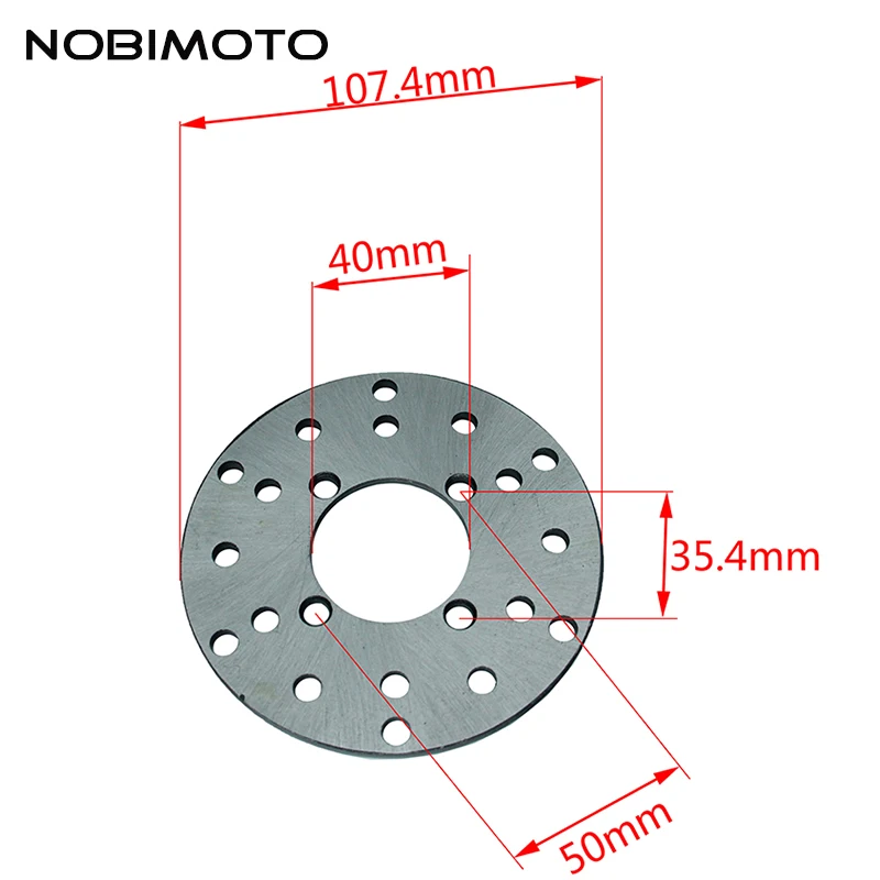 

110mm 4 Hole Front Brake Disc Rotor High Quality Motorcycle Brake Disc Rotor Fit For ATV Dirt Bike Motorcycle Parts DS-154