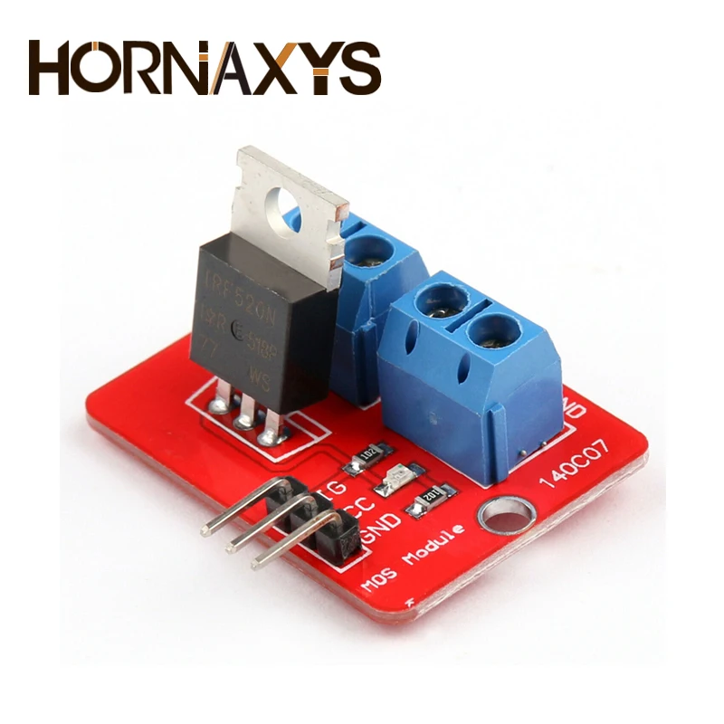 Бесплатная доставка 0-24 В Топ Mosfet Кнопка IRF520 драйвер MOS модуль для Arduino MCU ARM Raspberry pi