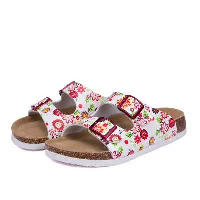 MVP BOY28 color New Summer Beach Valentine Cork Slippers Sandals Casual Double Buckle Clogs Slippers Women Flip Flops Shoe 35-44 - Цвет: 11