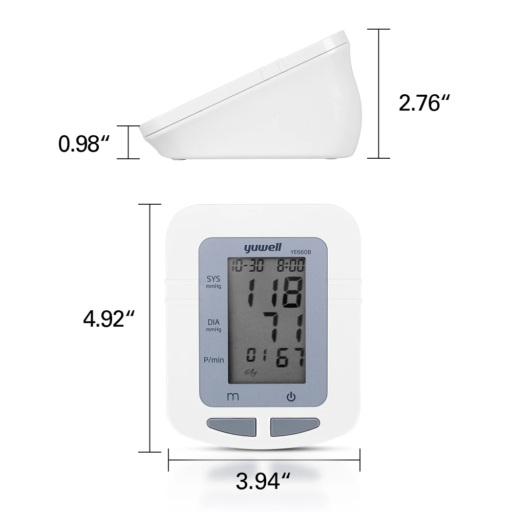 Автоматический Цифровой точный умный телефон большой ЖК дисплей медицинский