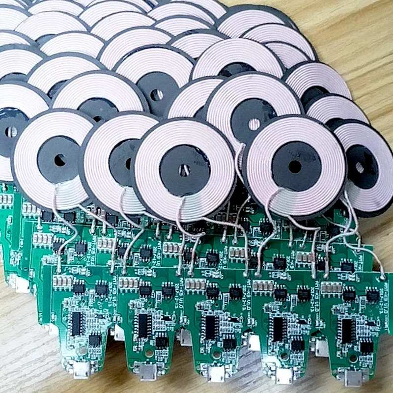 VEEAII Qi Беспроводное зарядное устройство Pcba печатная плата DIY USB для Sumsung S9 Беспроводное Зарядное устройство Док-станция для
