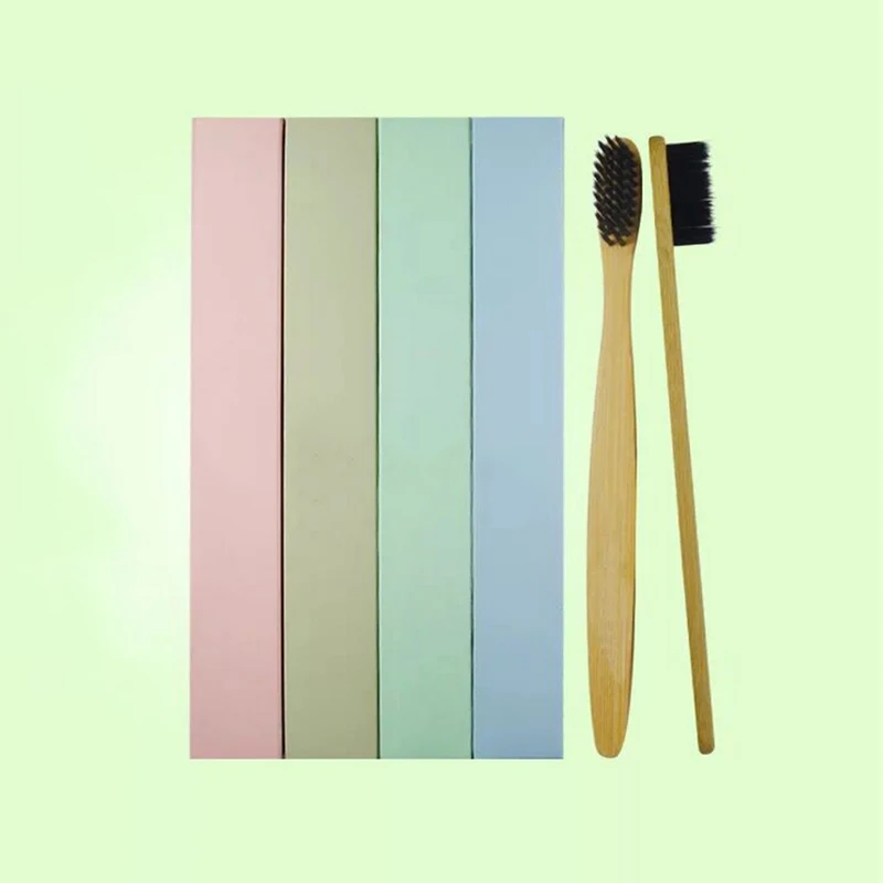 1pcs Wood Toothbrush Soft Hair Bamboo Charcoal Wooden Handle | Manual