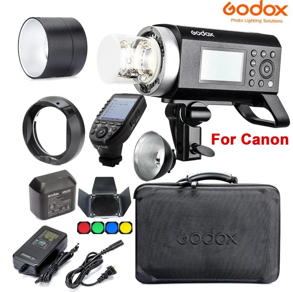 For Canon Внешняя вспышка Godox AD400 Pro WITSTRO All-in-One AD600Pro Li-on battery ttl HSS со встроенной беспроводной системой 2,4G X(AD400PRO - Цвет: For Canon