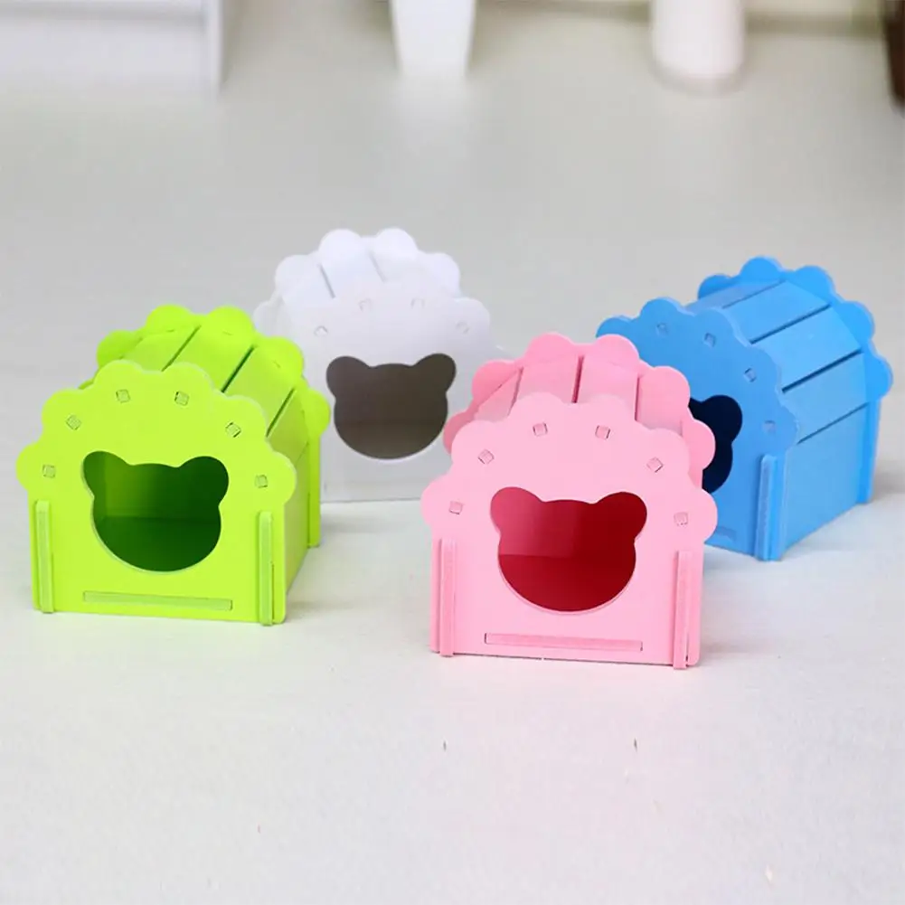Adeeing DIY деревянный дом форма спальное гнездо игрушка для хомяк домашнее