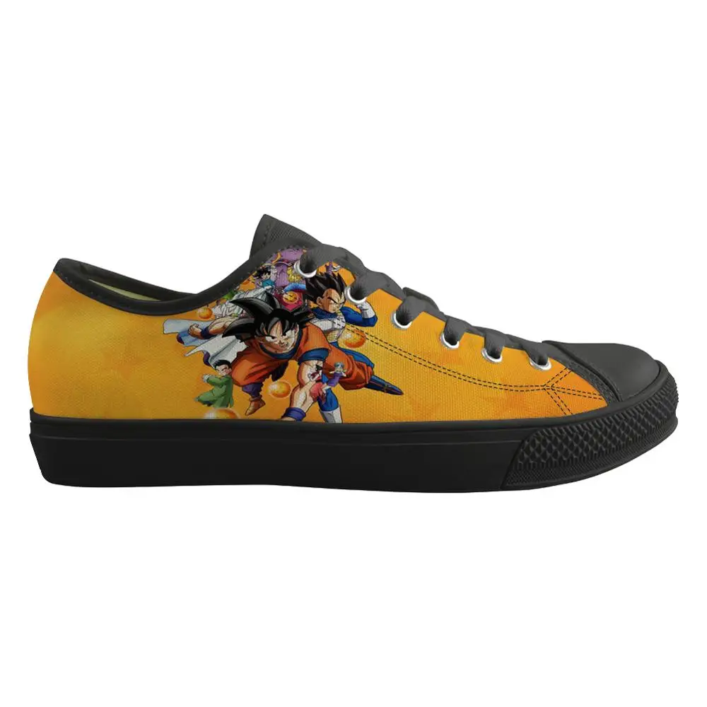 CDHJ1017Z37 ELVISWORDS Dragon Ball Вулканизированная обувь Супер Saiyan Низкий Топ Гоку для мужчин и мальчиков удобные уличные Популярные кроссовки - Цвет: CDHJ1017Z37
