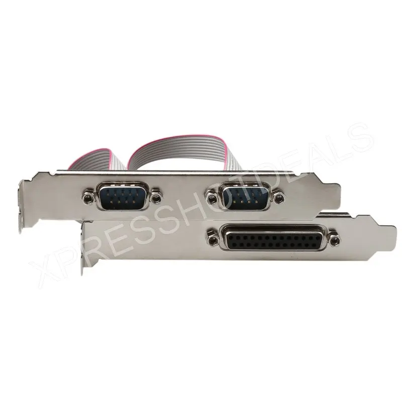 2 порта s RS-232 Serial COM и 1 порт принтера параллельный LPT для адаптера PCI-E | Компьютеры