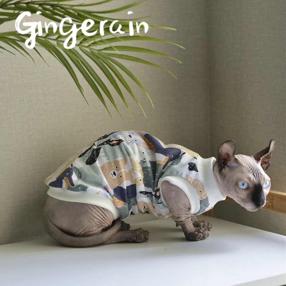 Gingerain Милая кошка Одежда для питомцев кошек модная куртка домашних животных