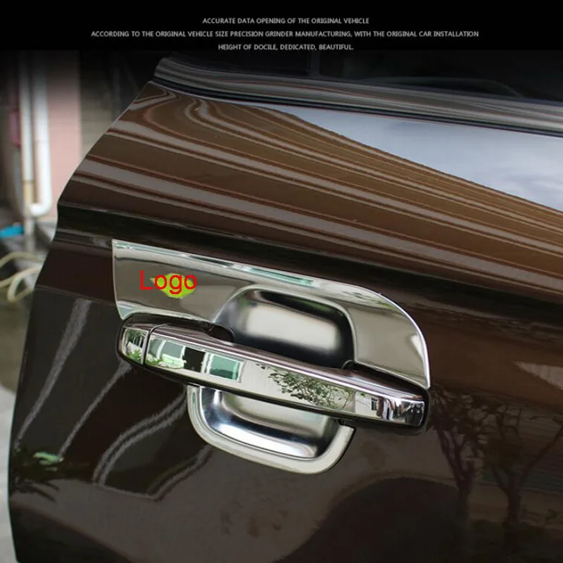 Tonlinker наружная Автомобильная дверная ручка/Накладка на чашу наклейка для Geely Atlas-19 автомобильный Стайлинг 4/8 шт Наклейка на крышку из нержавеющей стали