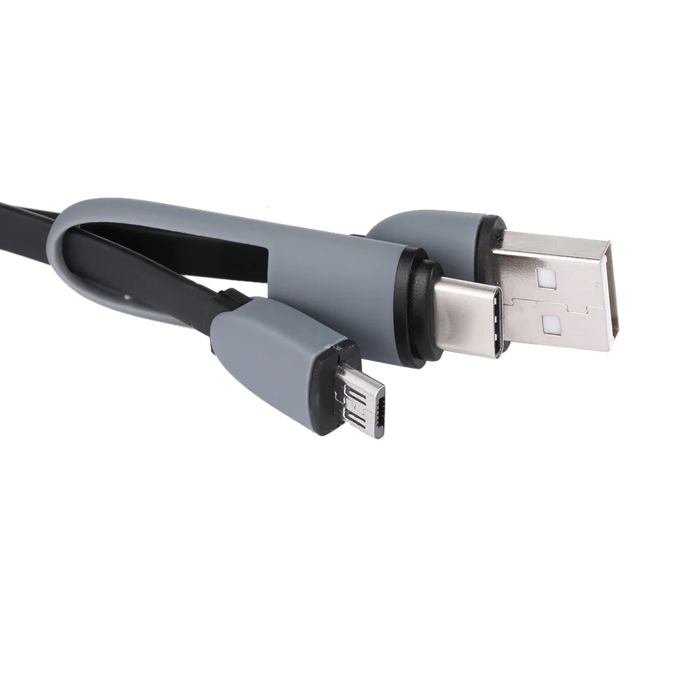 1 шт. цифровой USB 3,1 type-C к Micro USB конвертер USB-C адаптер кабель для зарядки данных 2 в 1 шнур для зарядки аксессуары для смартфонов