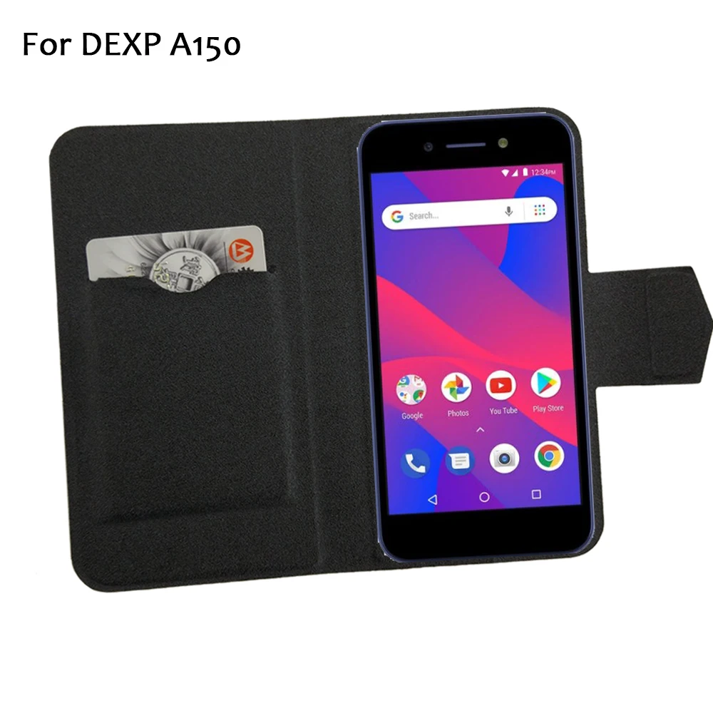 5 цветов Лидер продаж! Чехол DEXP A150 кожаный чехол для телефона заводская цена