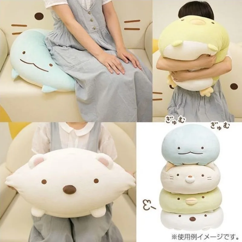 2017 Новинка Sumikko Gurashi милый кот динозавр медведь Пингвин плюшевая игрушка 1 шт. 35 см