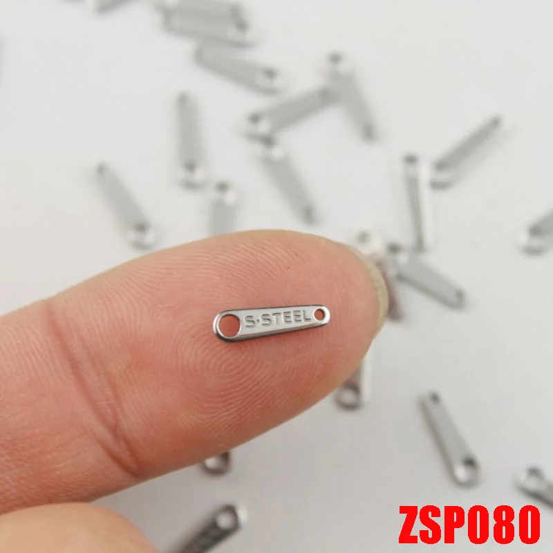Односторонняя бирка S.STEEL для ожерелья браслета ювелирных изделий ZSP080|lot lot|pendant