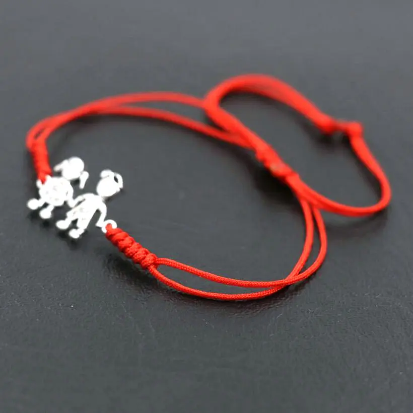 Милые Браслеты на удачу из микро циркония AAA для всей семьи мальчиков девочек