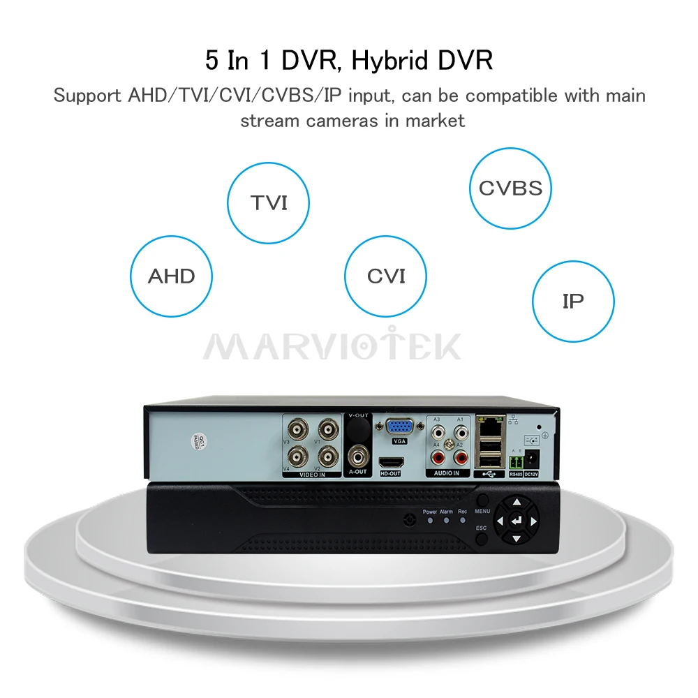4CH AHD/TVI/CVI/CVBS/IP цифровой видеорегистратор Мини DVR HVR NVR 1080нh AHD поддержка cctv