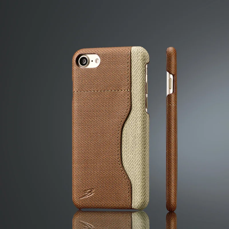 4 Colors Leather Cover for iphone 7 4.7'' Card Pocket Free Shipping Track Number Back Case For iphone7 Screen Film Gift |