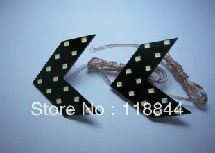 2 шт. автомобильный Стайлинг скрытый стрелка 14 smd 1210 боковые зеркала заднего вида