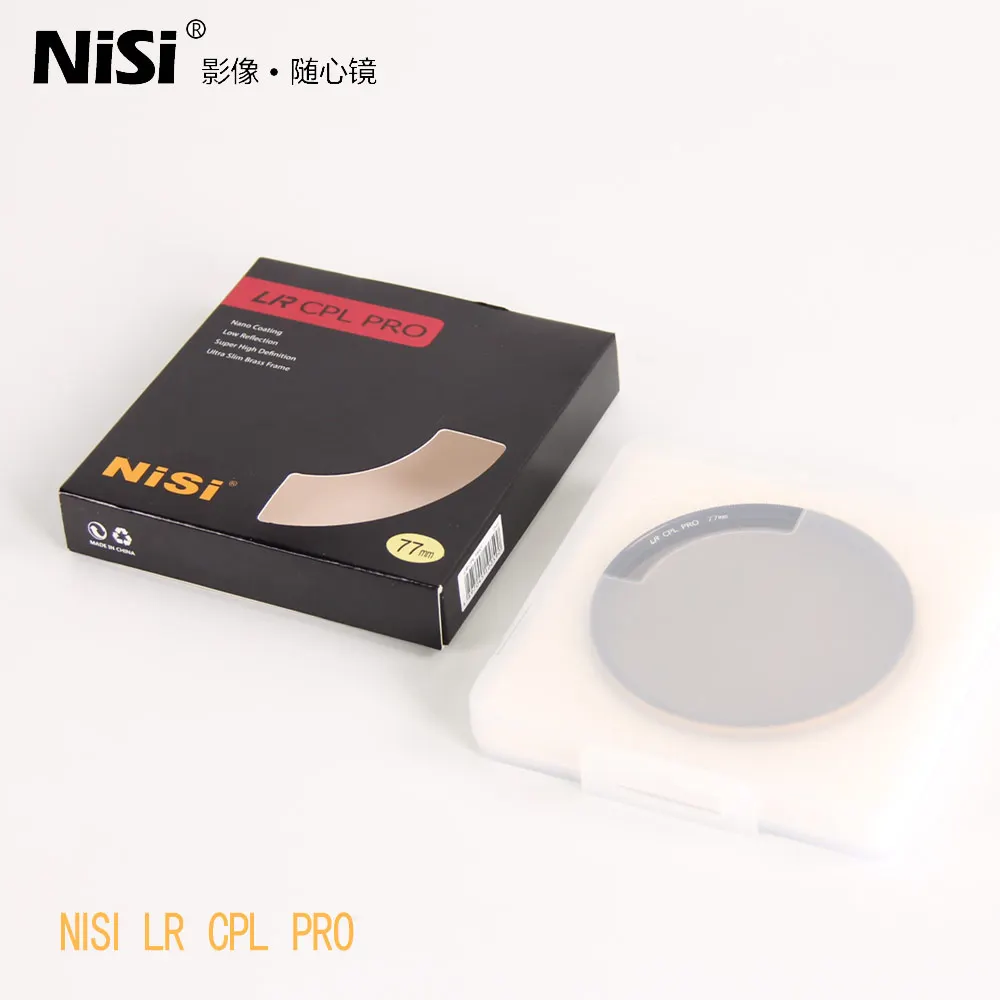 Nisi 67 мм 72 77 82 LR CPL PRO Ультра тонкий поляризационные фильтры из водостойкого