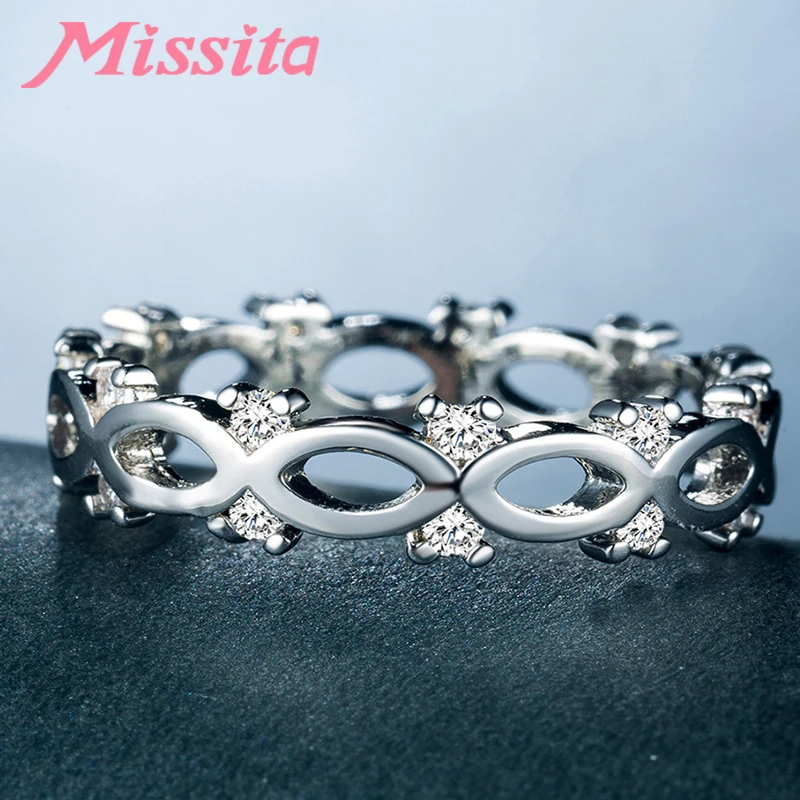 MISSITA 100% новые модные классические кольца с бантом для женщин Свадебные брендовые