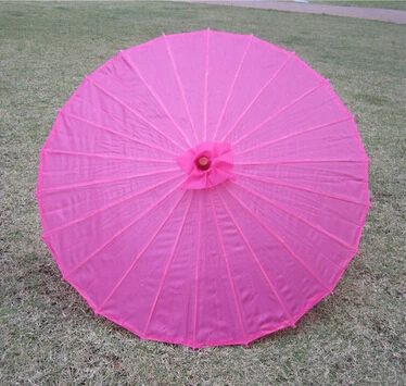 Бесплатная доставка китайский цветной тканевый зонтик белый розовый