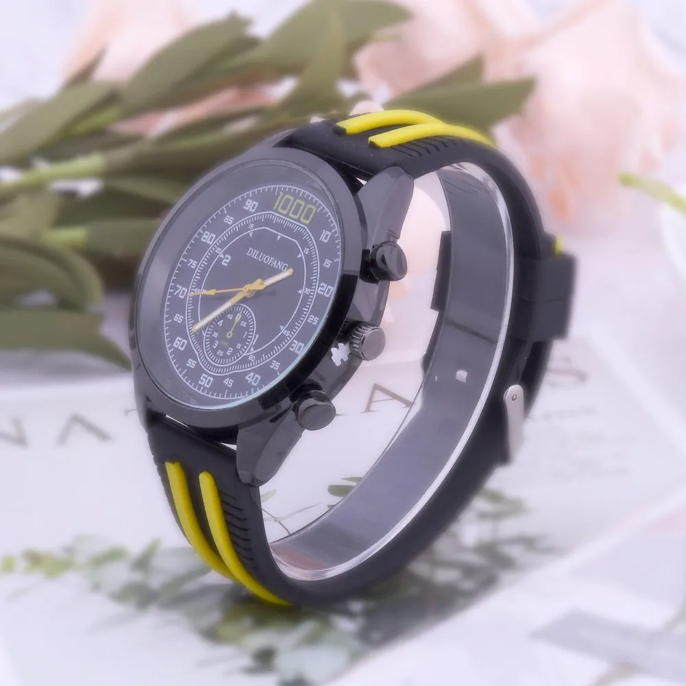Роскошные модные холщовые мужские часы деловые силиконовые наручные брендовые
