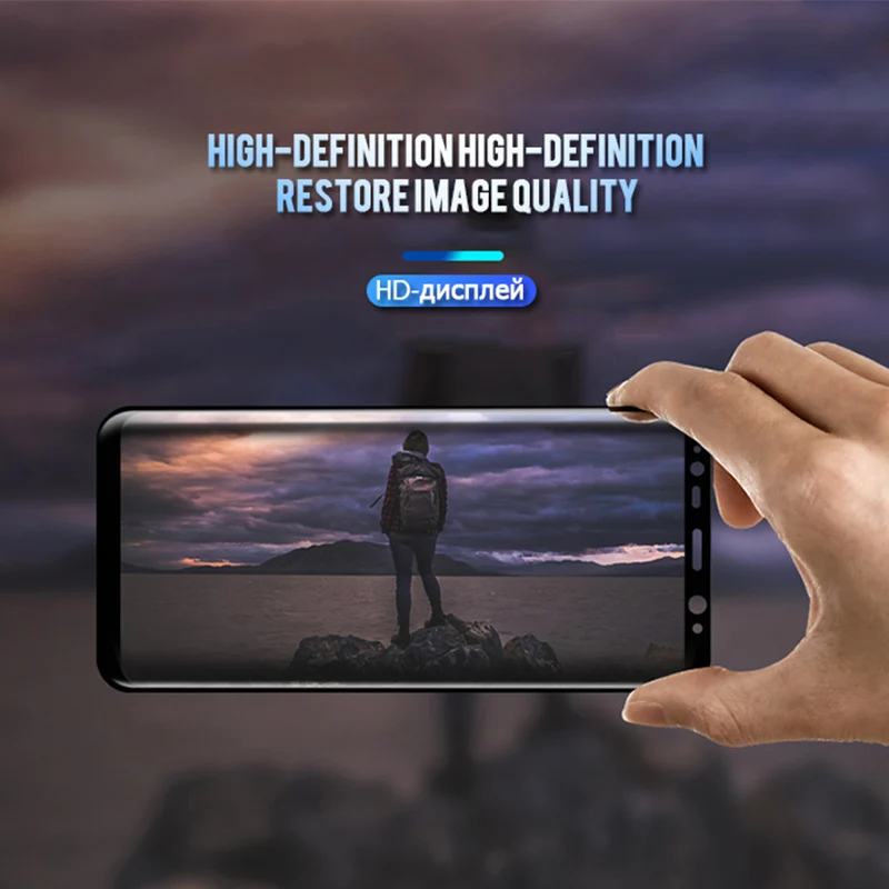 Защитное стекло S9Plus Note9 для samsung s9 plus note 9 Защитная пленка экрана samsun 3d изогнутая
