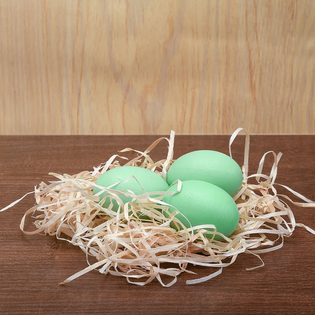 2019 Best Selling High Quality Unfinished Flat Bottom Wooden Easter Craft Eggs Display Smooth Ready To Paint And Decorate | Дом и сад