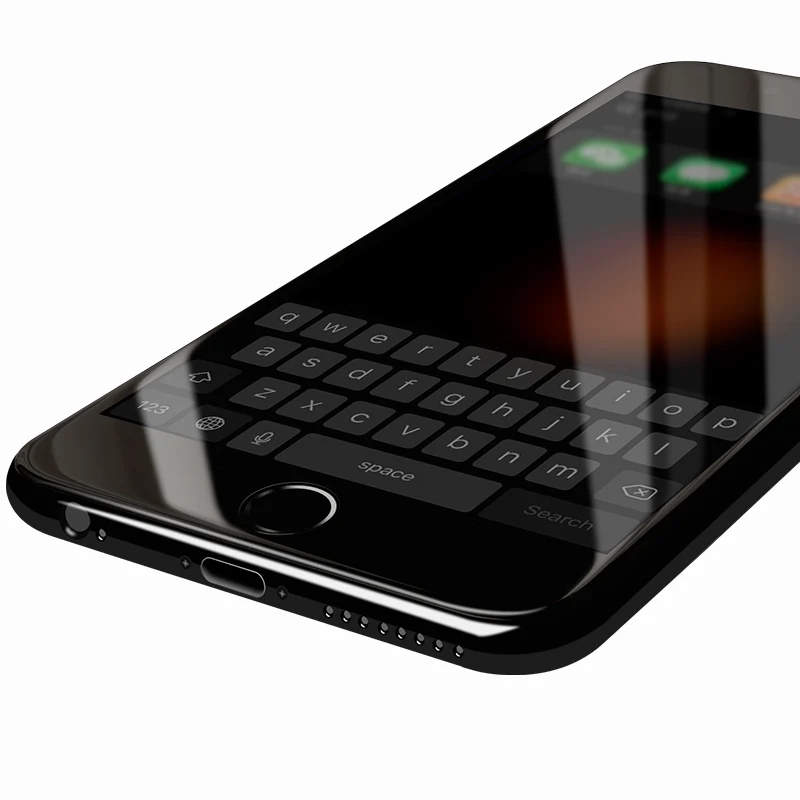 Закаленное стекло 4D с закругленными краями и полным покрытием для iPhone 6 6S защита