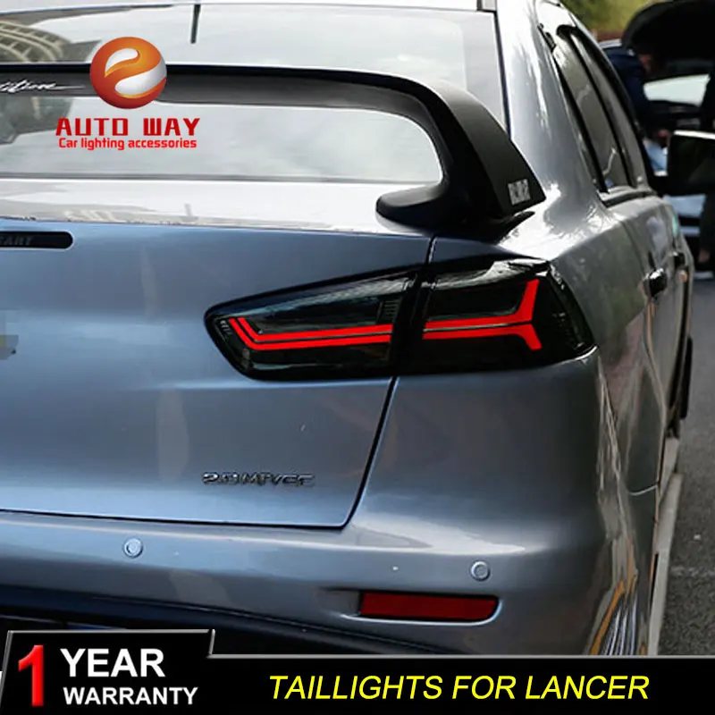Автомобильный Стильный чехол для Mitsubishi Lancer 2009- задние фонари задний фонарь светодиодный задний фонарь DRL+ сигнал поворота+ тормоз+ задний фонарь