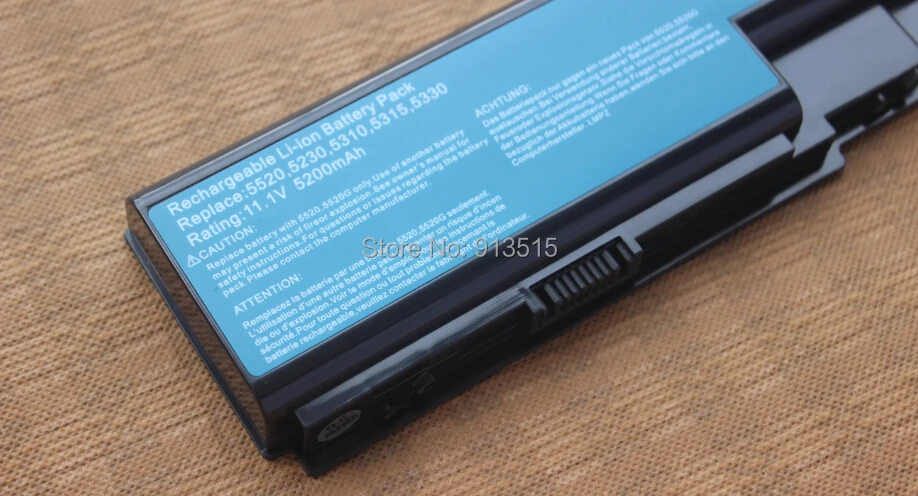5200 мАч ноутбука Батарея для Acer travelmate 5220 г 5230 5310 5320 5330 5520 5530 5710 5720 5730|battery for acer|laptop