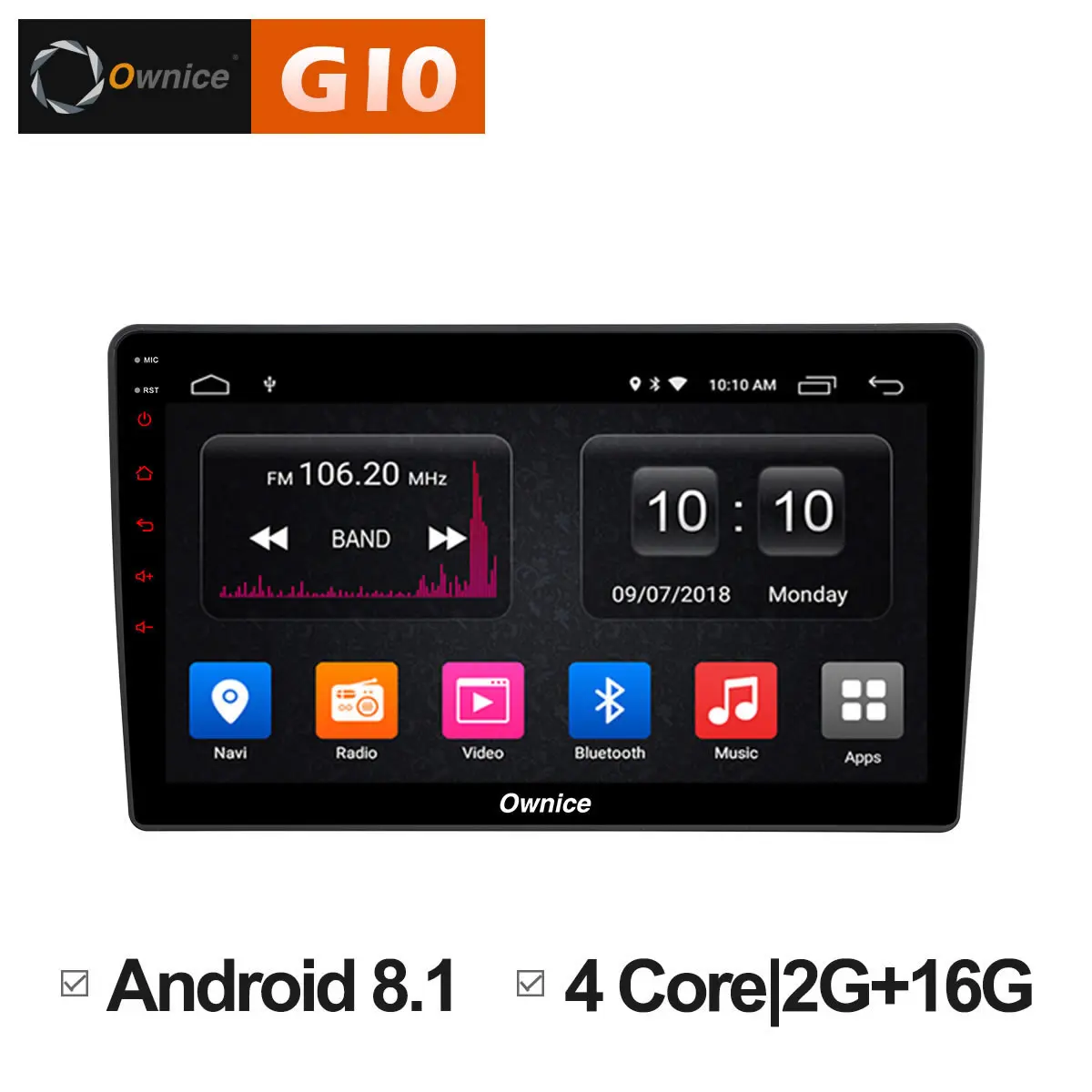 9 &quotHD Ownice C500 + G10 автомобилей радио мультимедиа 2 din android 8 1 видео плеер gps для Kia optima
