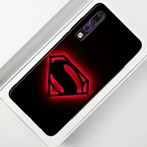 Черный чехол с логотипом Marvel СУПЕРМЕНА для huawei P30 20 Pro P10 P20 P30 Lite mate 10 20 Lite P Smart Plus чехол - Цвет: 003