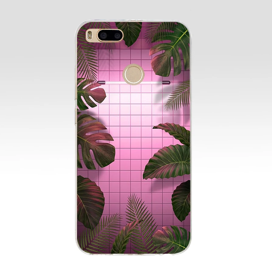 129SD эстетика vaporwave Мягкий Силиконовый ТПУ чехол для телефона для xiaomi redmi 4A 4X note 4 4x mi A1 A2 lite