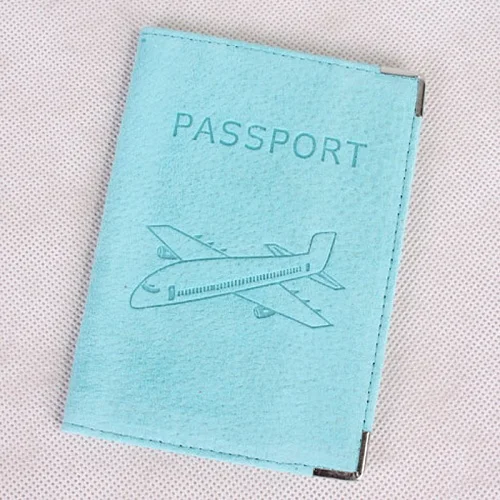 Hot Genuine leather sell pigskin suede High quality passport cover Card bag Tourism go abroad travel Passport Holder gifts - Цвет: j