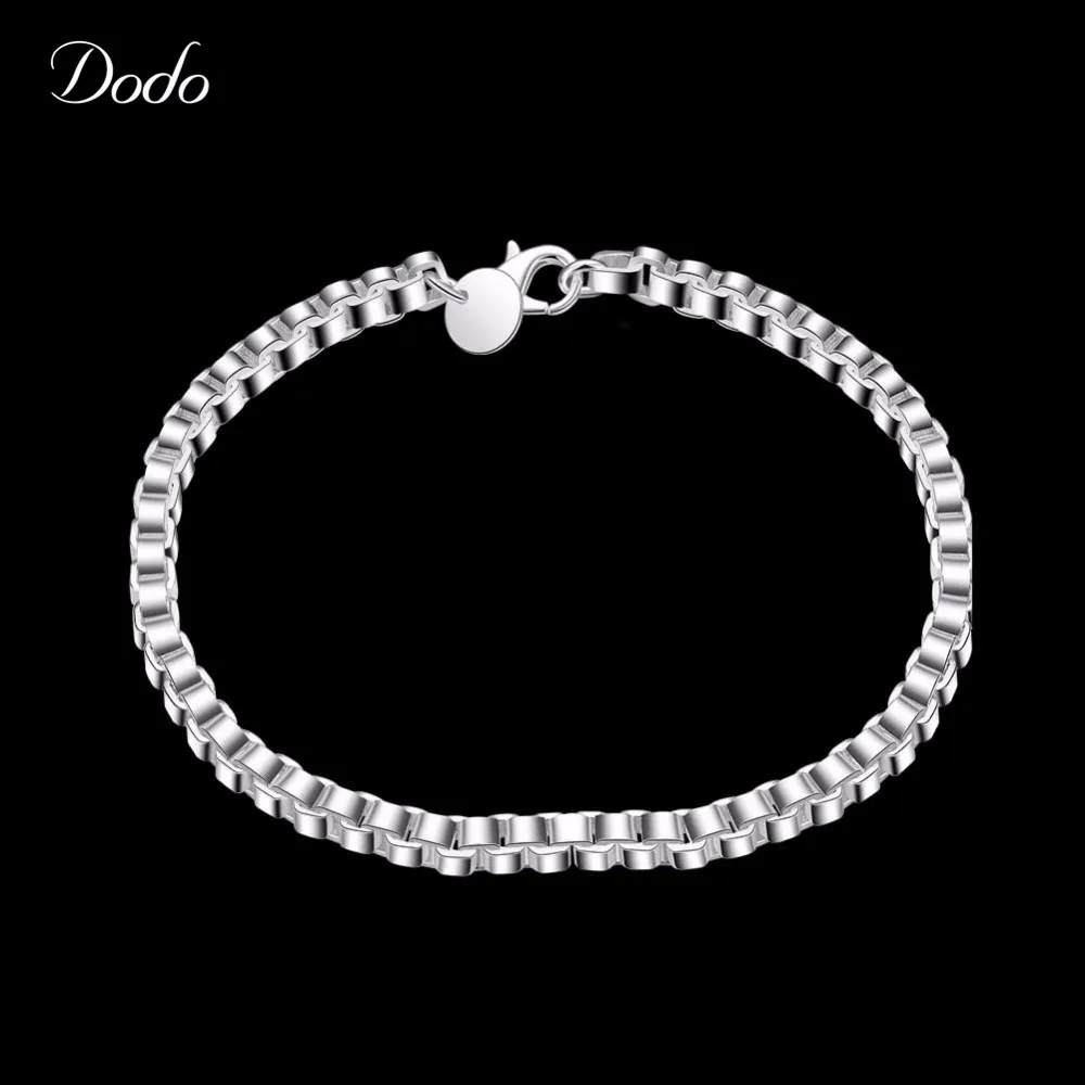 Додо ПР стиль ссылка браслет для Для женщин Dropshipping Серебряный Цвет Jewelry Интимные