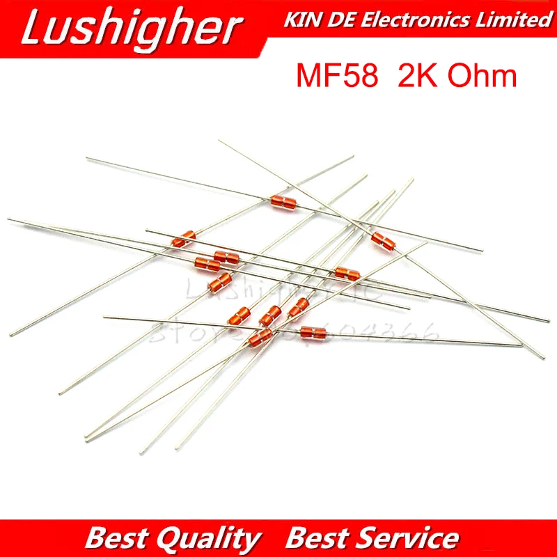 

20Pcs 2K MF58 Thermal Resistor NTC MF58 3950 B 2K Ohm 5%