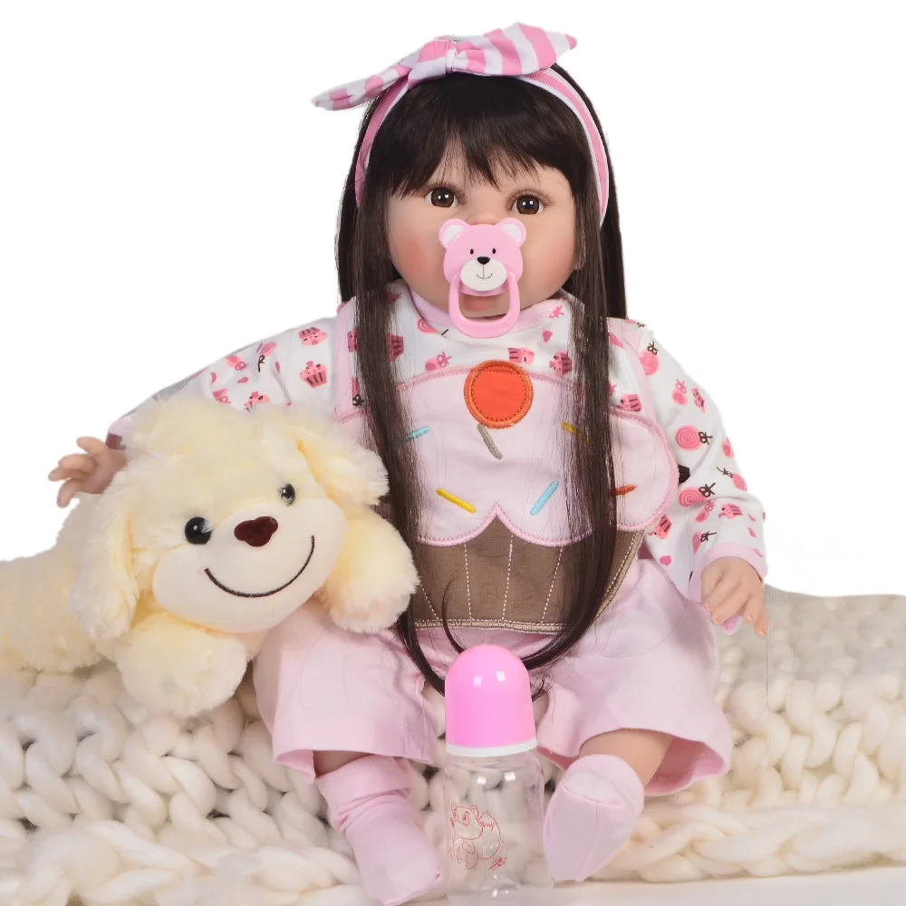 

Кукла super bebes ручной работы, Реалистичная мягкая силиконовая кукла-Новорожденный, игрушки для девочек, подарок на день рождения, модные кукл...
