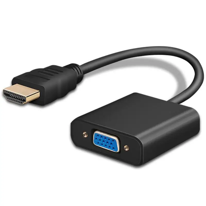 Высокое качество Hdmi к Vga адаптер папа женскому аудио кабель Линия передачи
