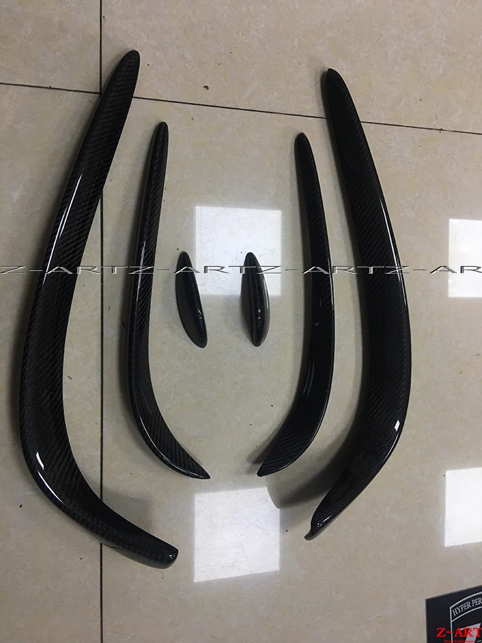 Z ART rearl углеродное волокно спереди сплитер для Mercedes Benz W205 углерода передние щитки