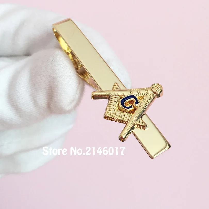 2018 качество Freemason синий домик зажимы для галстуков масонская мода мужская шея