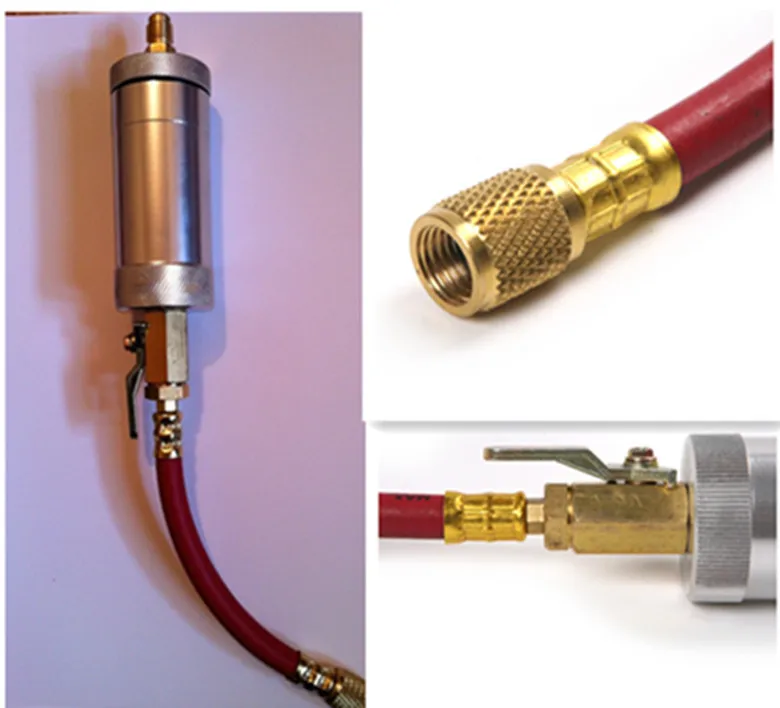 Автомобильный R134A R12 R22 автомобильный Кондиционер масла/инжектор красителя 2