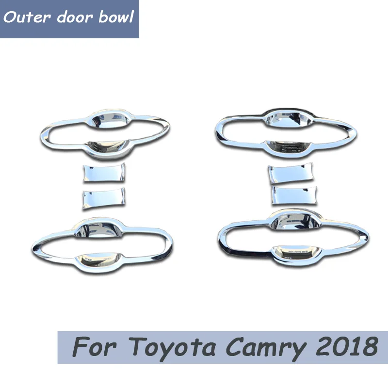 LENTAI 8 шт. Авто Стайлинг нержавеющая стальная наружная дверь ручки чаши рамка