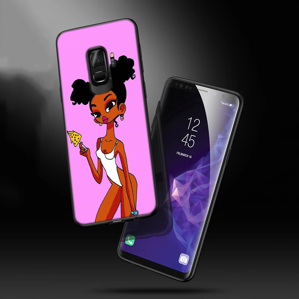 Мягкий ТПУ чехол для телефона Lavaza Black Girl Magic Melanin Poppin Samsung Galaxy A10 A30 A40 A50 A70 M10 M20 M30