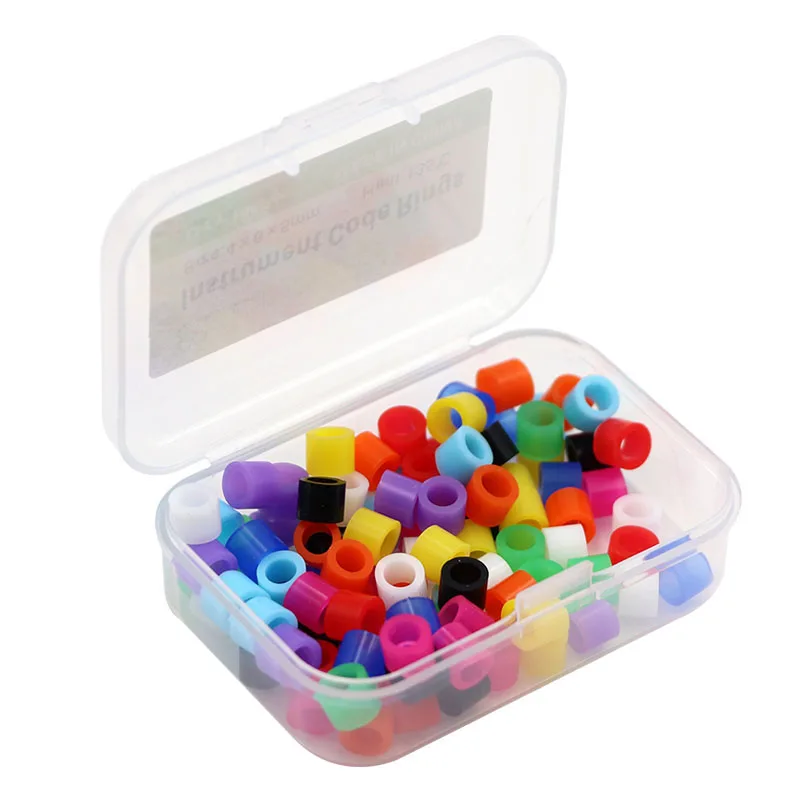 

1box Multi-Color Circle Silicone Dental Instrument Color Code Rings Autoclavable Disinfection Orthodontic Circle Silicone Rings