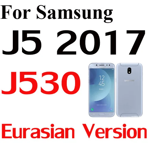 For J5 J530 2017 Голубое стекло для samsung Galaxy J7 J5 J3 A5 A3 A7 полное покрытие из закаленного стекла качественная Защитная пленка для экрана - Цвет: For J5 J530 2017