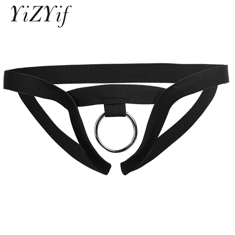 

YiZYiF Sexy Thong Men Crotchless G-string Homme Jockstrap Gay Underwear Sissy Stretchy O-Ring Male Lingerie Bikini Underpants