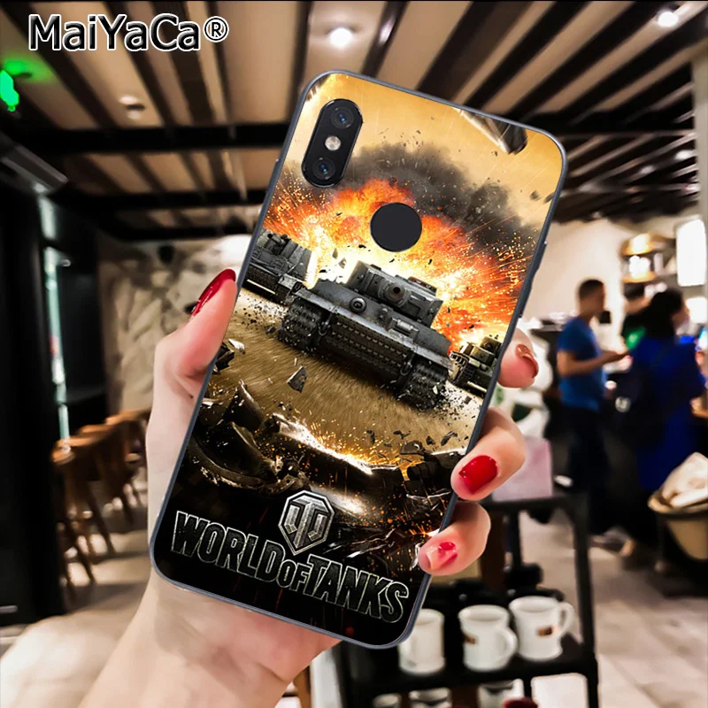 A5 MaiYaCa world of tanks Черная мягкая крышка чехол для телефона для Xiaomi Redmi8 4X 6A S2 7A 6A Redmi 5 5Plus Note5 7 Note8Pro - Color: A5