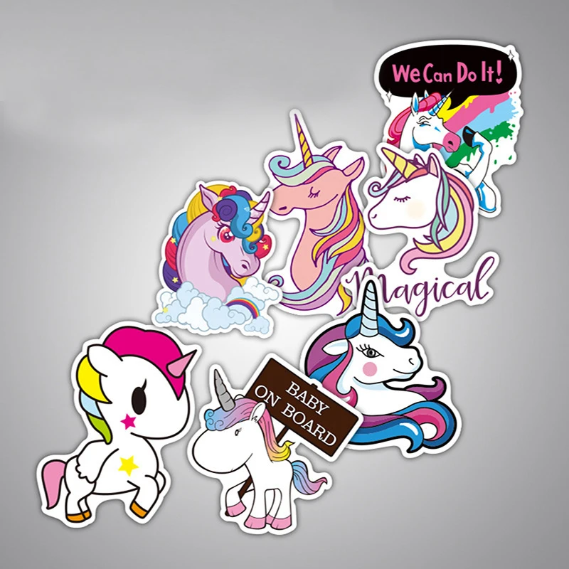 7 шт./партия водонепроницаемые Мультяшные аниме наклейки для багажа скейтборда