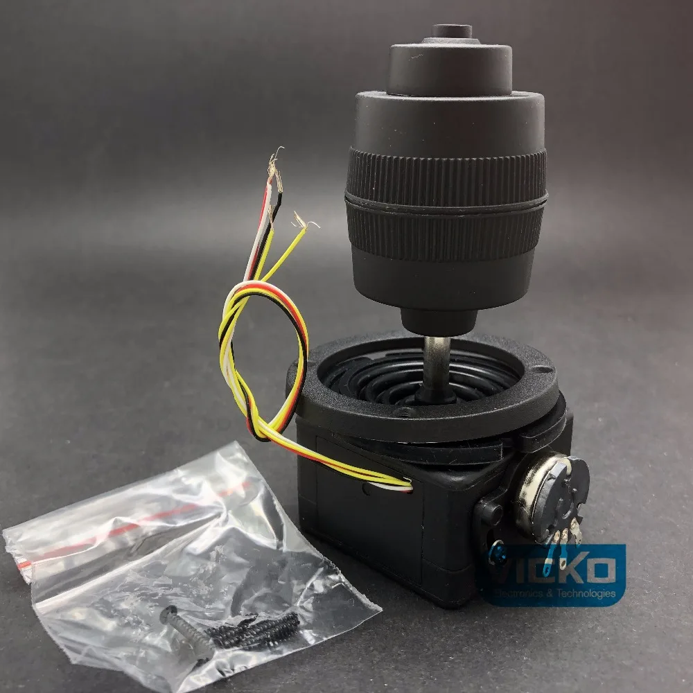 [VK] JH-D400X-R4 4-осевой потенциометр 400 серии джойстик с датчиком Холла мерный 5K 10K
