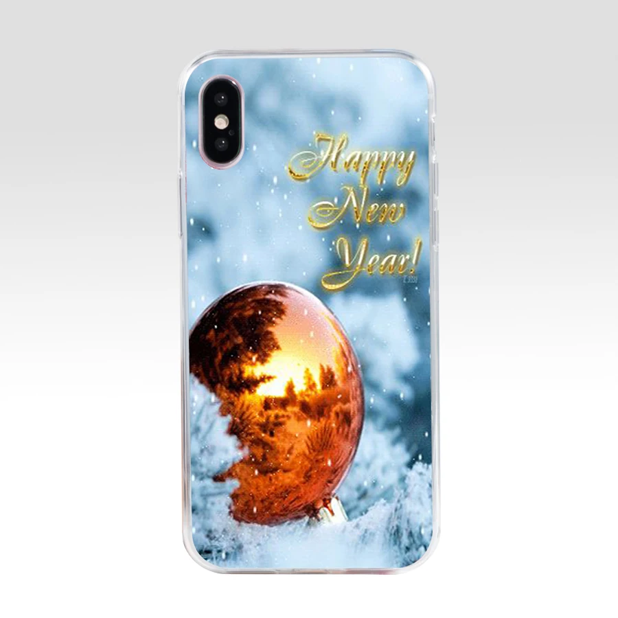 49AQ Новый год Рождество Мягкий Силиконовый ТПУ чехол для телефона iphone 5 5s se X XR XS Max |
