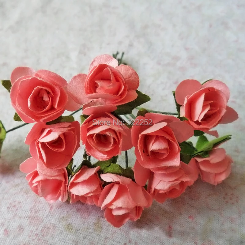 1 5 см ручная работа искусственные бумажные мини розы букет сделай сам аксессуары